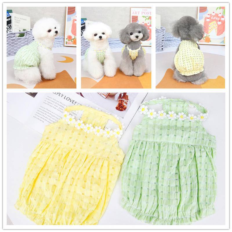 Váy Phồng Trang Phục Mùa Hè Phong Cách ins Cho Thú Cưng Teddy Schnauzer Bichon Miễn Phí Hộp Quà Bất Ngờ