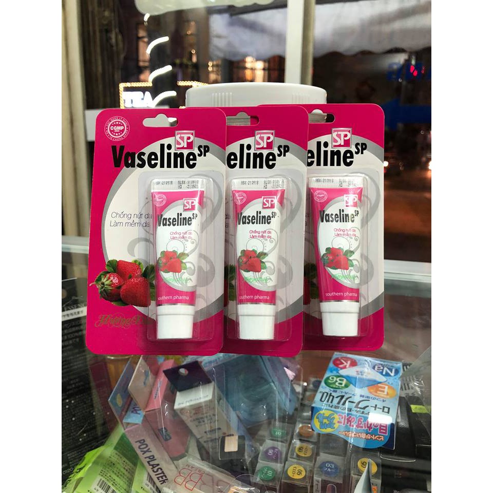 ✔️️️️ Tuýp bôi vaseline hương dâu opc 10g