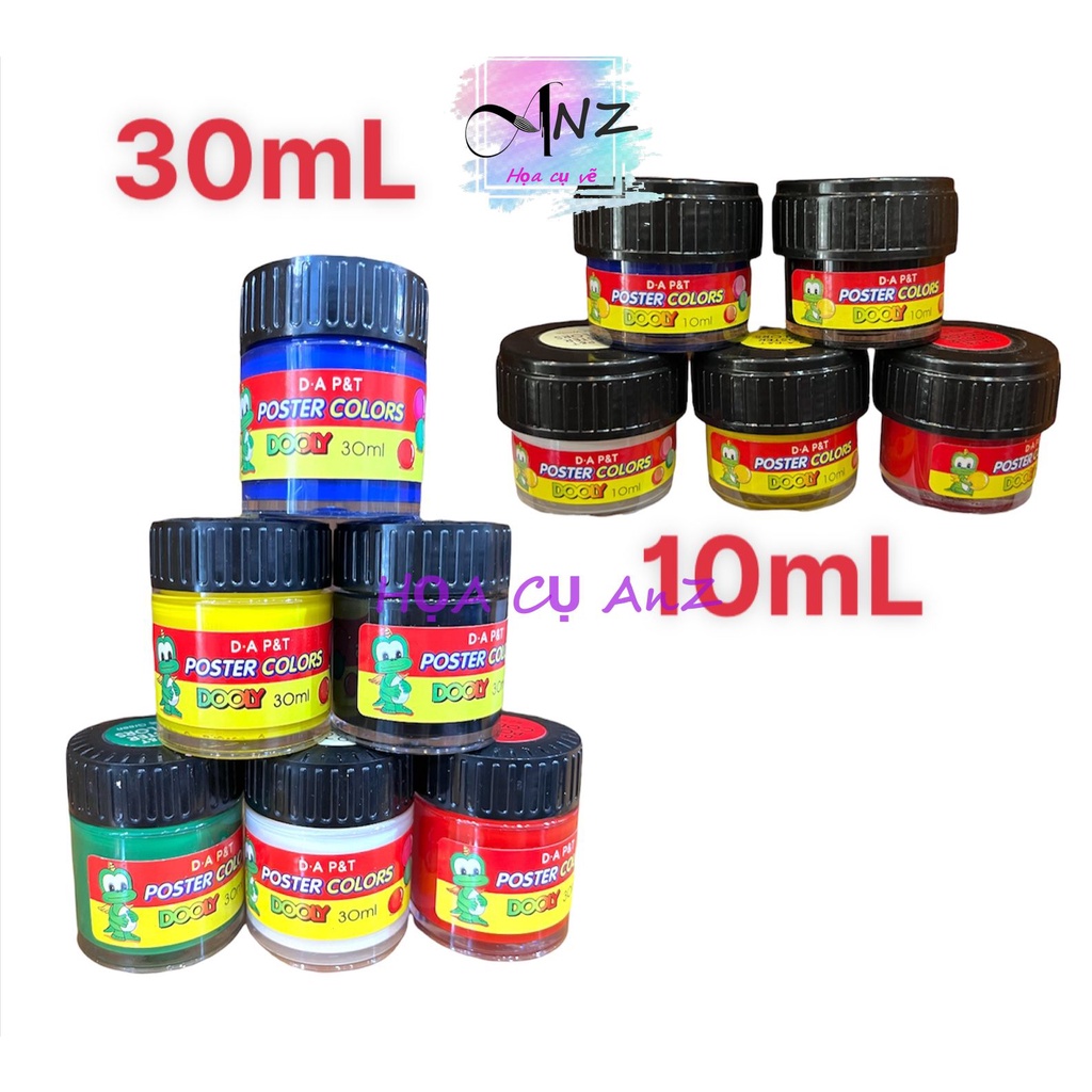 Màu POSTER DOOLY 30ml / 10ml  bán lẻ