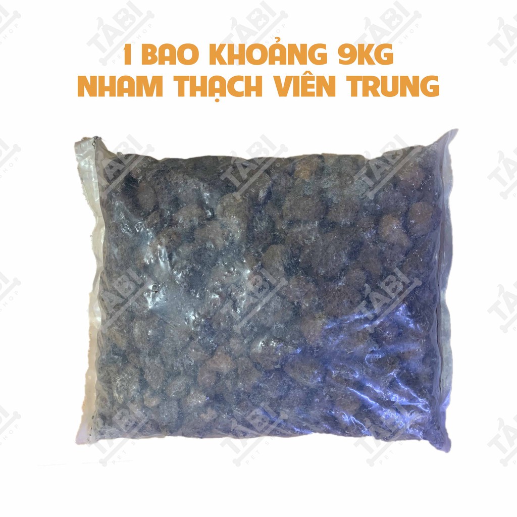 1 Bao ~9KG Nham Thạch Viên Trung Lọc Hồ Cá Thuỷ Sinh - Nham Thạch Lót Đáy Bể Cá Cảnh