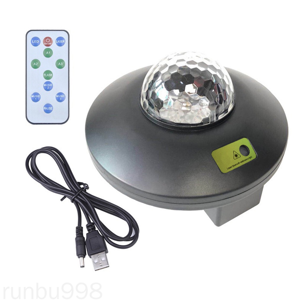 Đèn Ngủ Chiếu Hình Bầu Trời Đầy Sao Kèm Điều Khiển Từ Xa RGB + Phụ Kiện runbu998