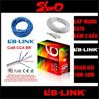 [10m-50m] Dây cáp mạng Cat6 bấm sẵn 2 đầu – Cắt từ cuộn tiêu chuẩn – Chính hãng LB-LINK