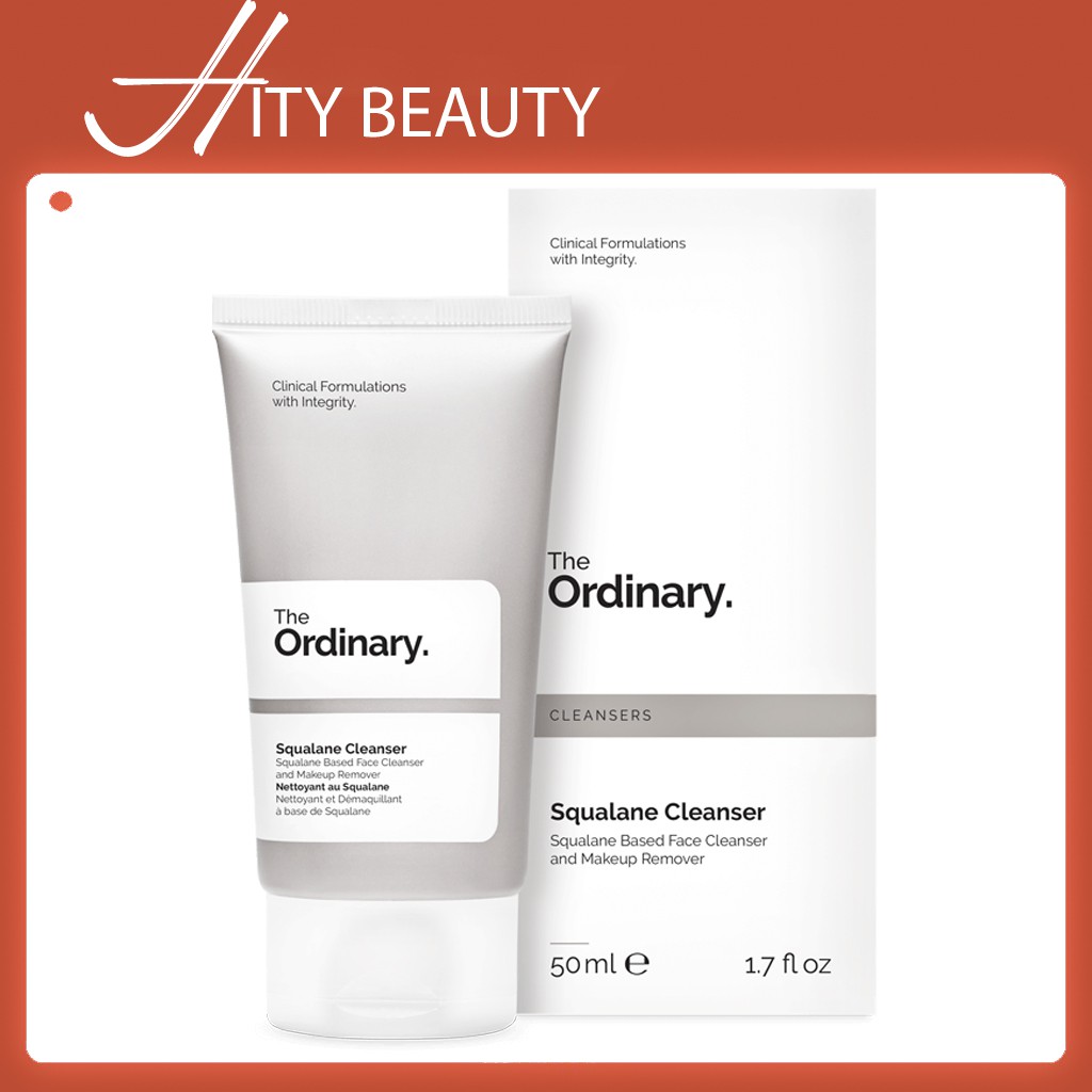 Sữa rửa mặt tẩy trang Squalane Cleanser 50ml 150ml The Ordinary - Hity Beauty