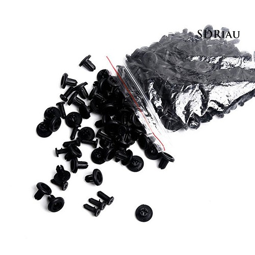 Bộ 100 Đinh Tán Nhựa Cho Xe Ô Tô