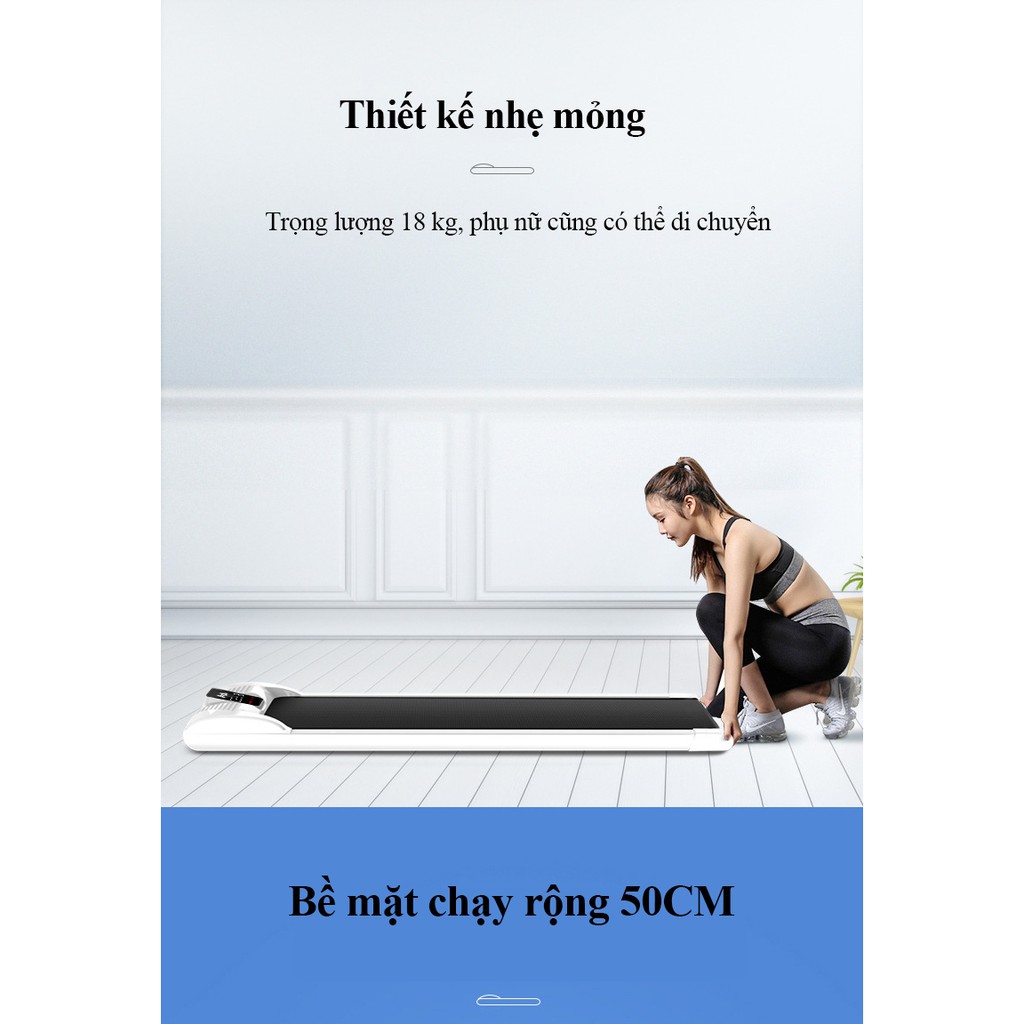 SP1004Máy chạy bộ đế bằng đa năng Máy chạydành cho gia đình phòng tậpGYMchuyên dụng Máy chạy đơn giản có thể gập lạiđược