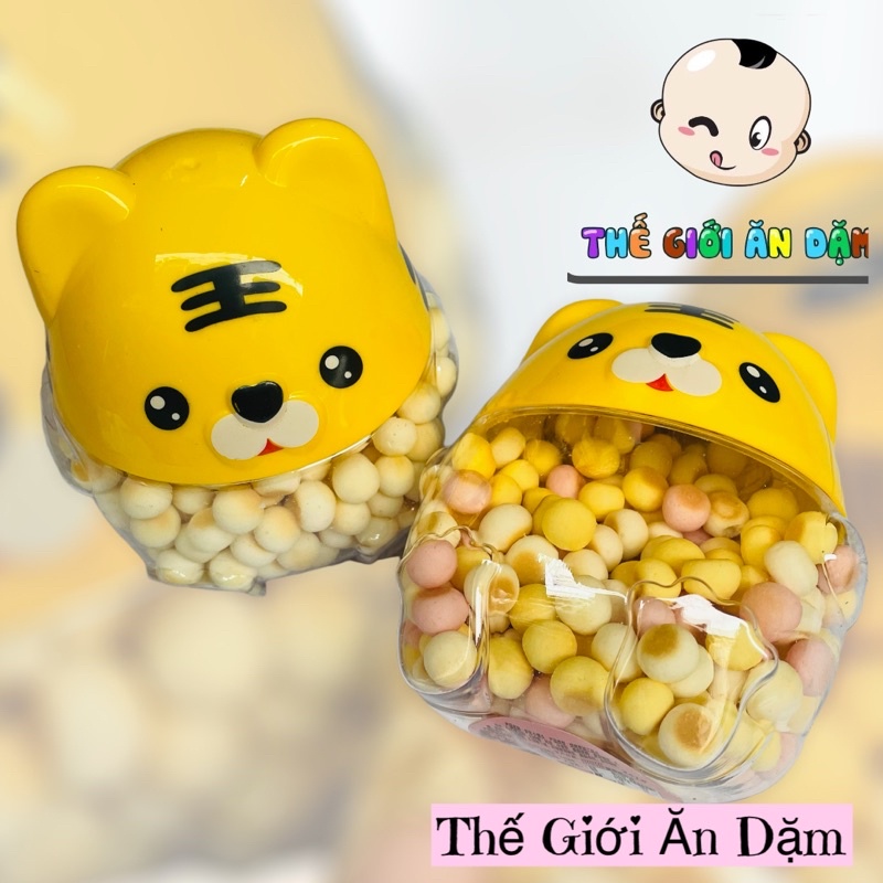 Bánh Ăn Dặm Men Sữa Hổ Vàng