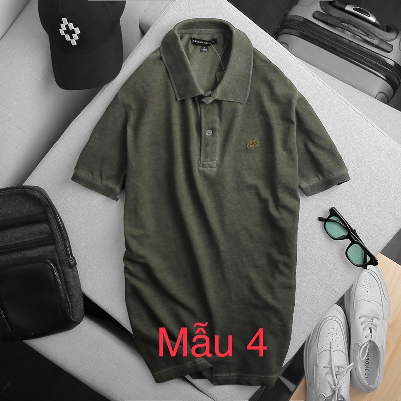 Áo Thun nam - Chất liệu vải cá sấu cotton 100% xịn wash enzim