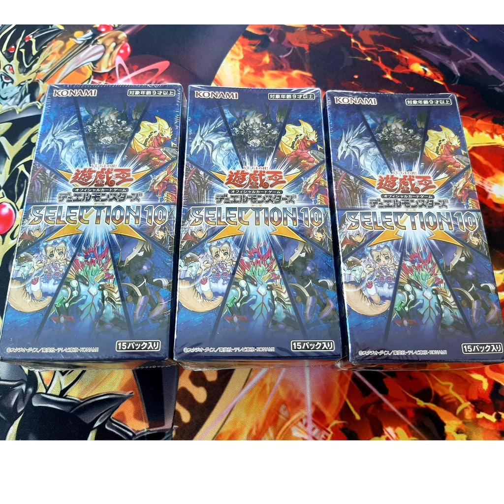 HỘP THẺ BÀI YUGIOH Selection 10