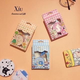 Set sticker xinh gồm washitape và sticker