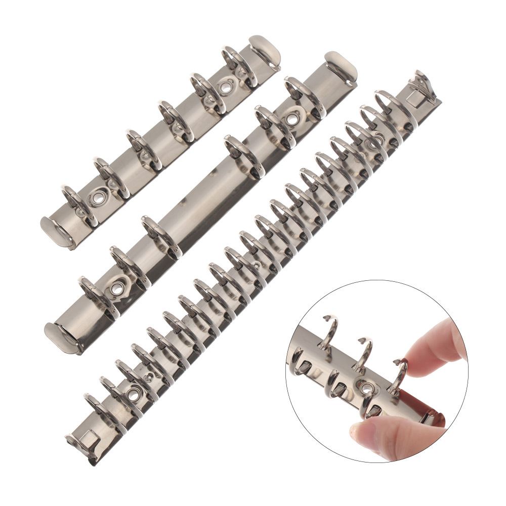 SUSANS DIY Metal Binder Clip A4/B5/A5/A6/A7 Loose-leaf File Folder Notebook Binding Hoops Office Supplies New