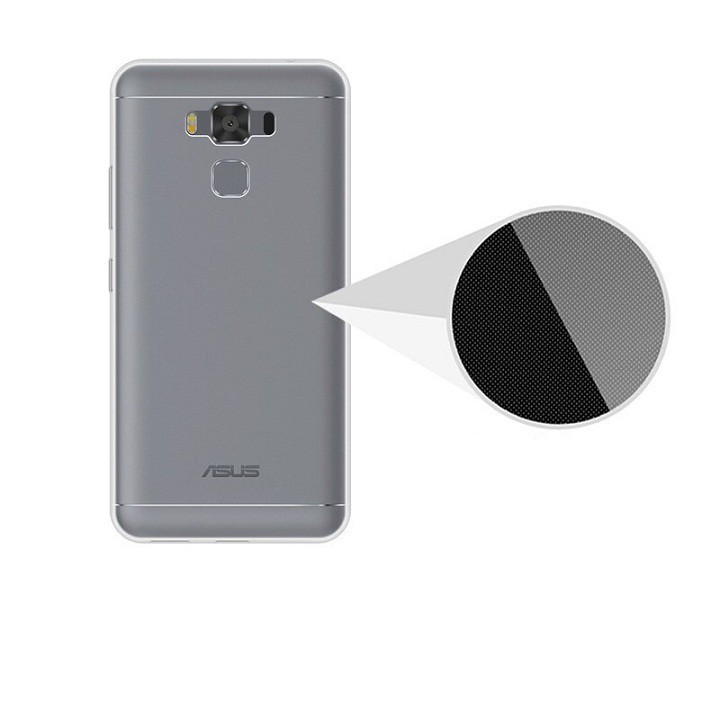 Ốp lưng dẻo silicon cho Asus Zenfone 3 hiệu Ultra thin (0.6mm, trong suốt,chống trầy) - Hàng chính hãng