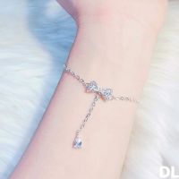Lắc tay bạc - lắc nơ