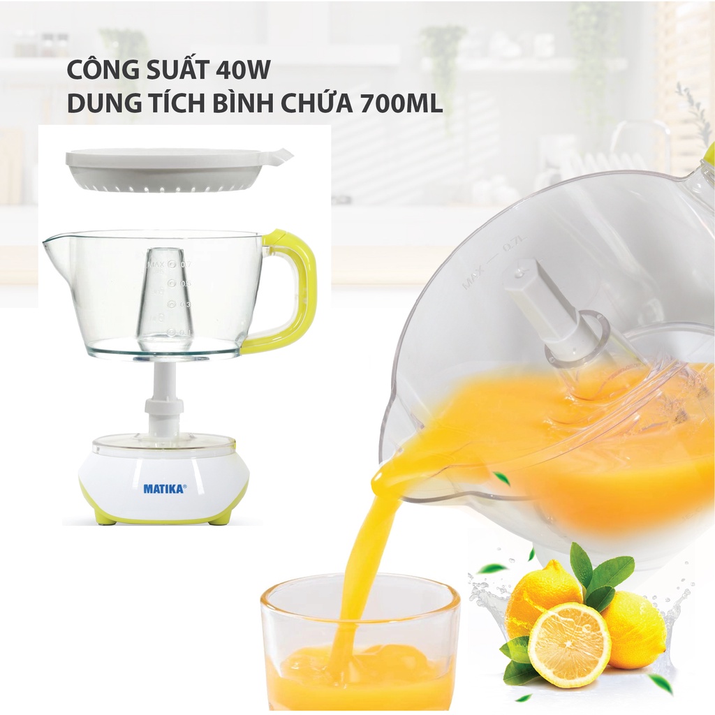 Máy Vắt Cam MATIKA Dung Tích 700ml MTK3307