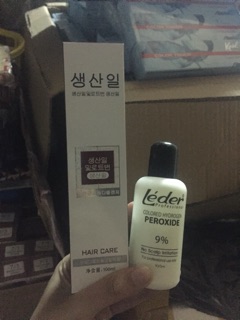 Thuốc nhuộm NÂU TÍM kèm trợ oxy