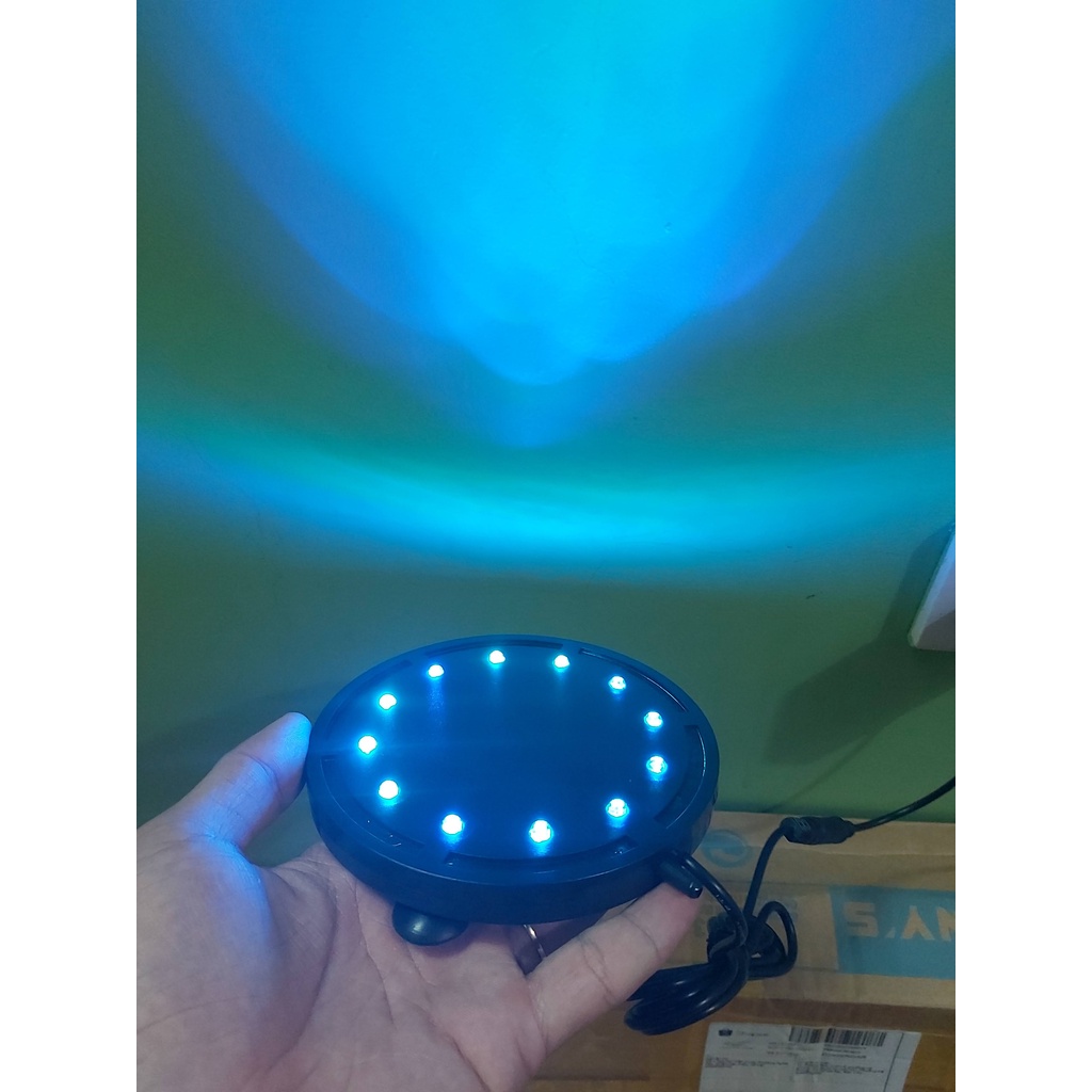 Đèn led kết hợp như đĩa sủi O2 trong hồ cá, hồ thủy sinh