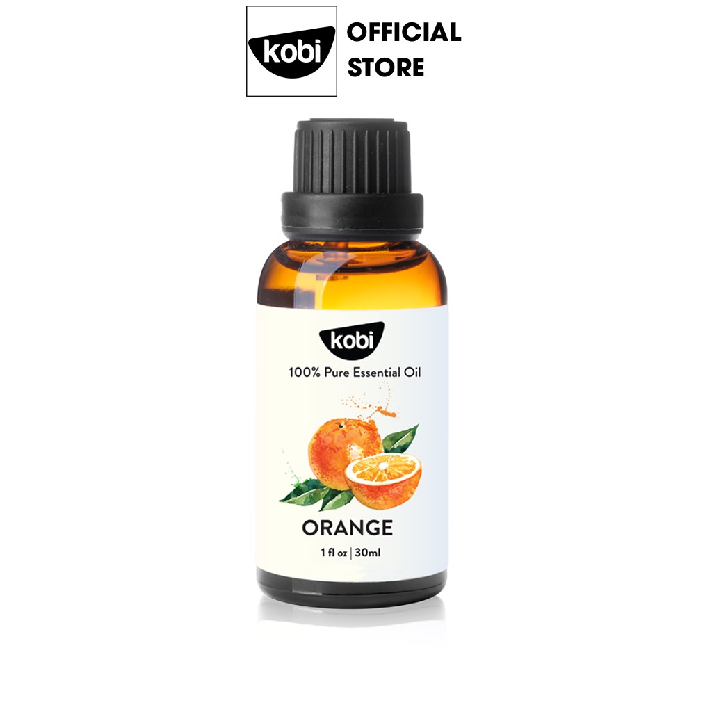 Tinh dầu Cam Ngọt Kobi Orange essential oil giúp thơm phòng, chống trầm cảm, kích thích miễn dịch - 30ml
