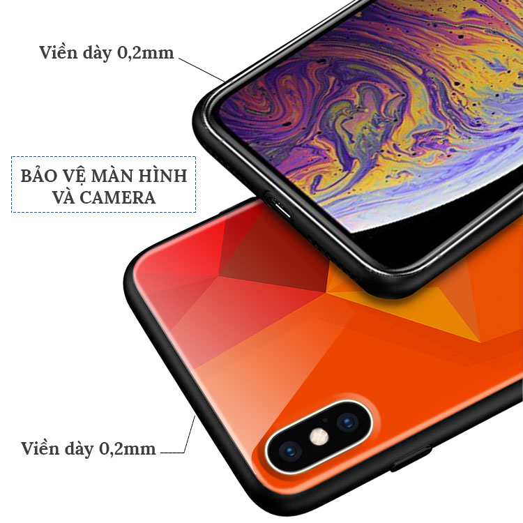 Ốp Iphone Hình Khối Hình 3D Màu Tương Đồng 7/7Plus/8/8Plus/X/Xs/Xs Max/11/11 Promax/12 /12 Pro Max Lpc03010631