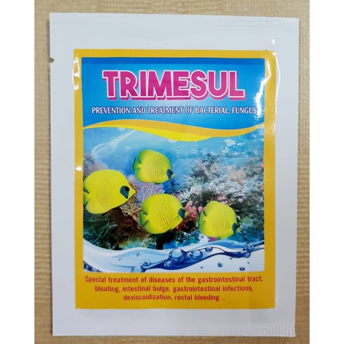 TRIMESUL: phòng và đặc trị bệnh do vi khuẩn cho cá cảnh