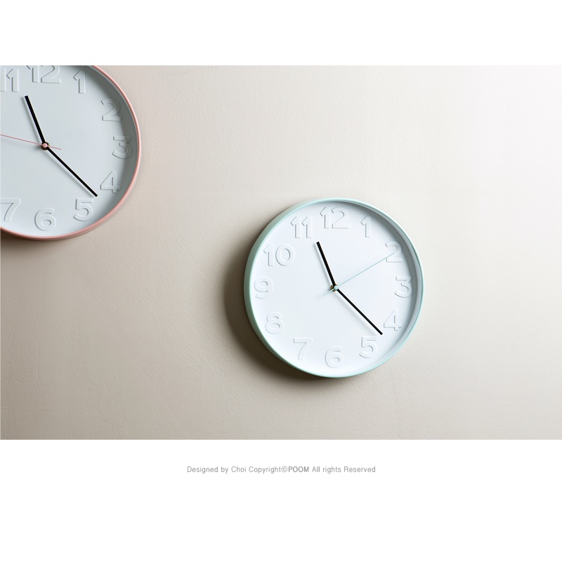 Đồng Hồ Treo Tường ARTBOX Hàn Quốc Màu Hot Pink Kích Thước Lớn