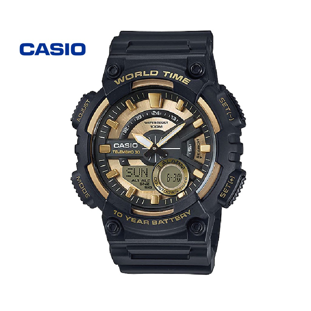 Đồng hồ nam CASIO AEQ-110BW-9AVDF  chính hãng - Bảo hành 1 năm, Thay pin miễn phí