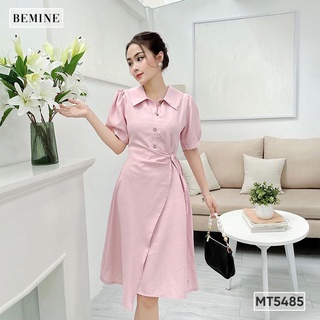Đầm đắp tà cổ polo BEMINE MT5485