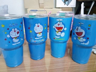 ✈️Ly giữ nhiệt YETI mèo máy Doraemon✈️