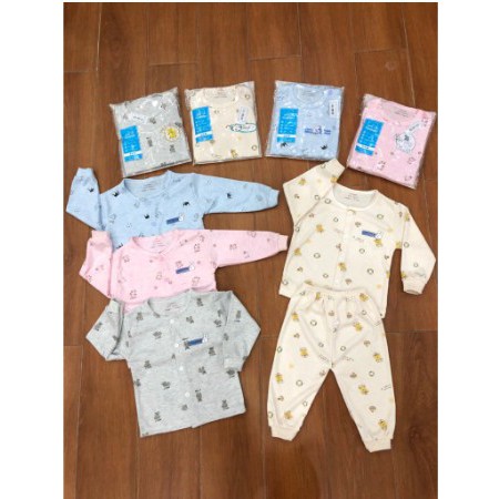 Combo set 2 bộ quần áo dài tay thu đông cho bé