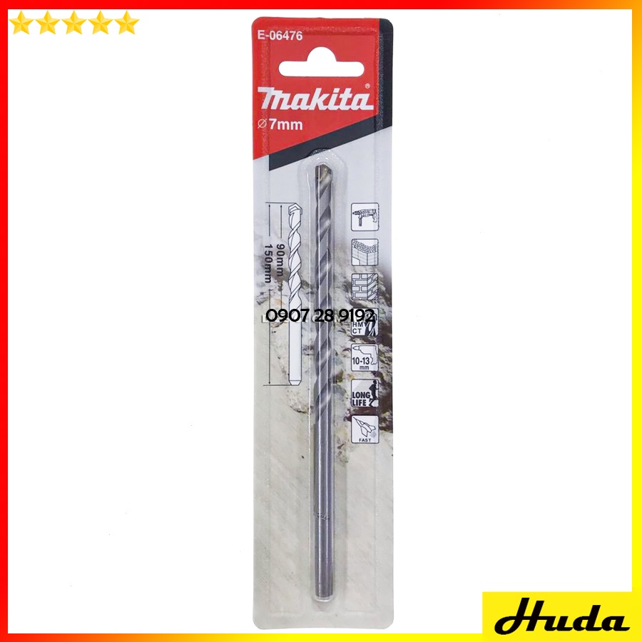 Mũi khoan tường chân trụ 6.0-14.0x150mm Makita