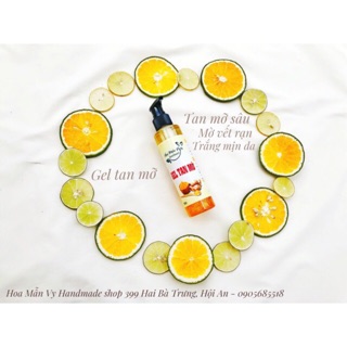 Gel tan mỡ handmade Hoa Mẫn Vy