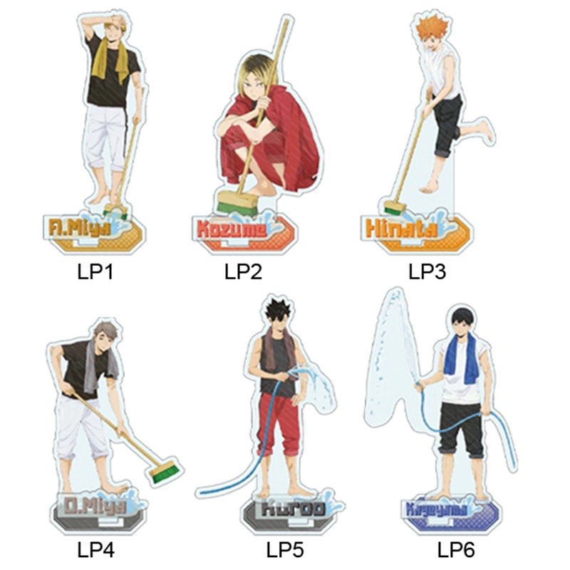 Mô Hình Nhân Vật Haikyuu Đứng Bằng Acrylic Để Bàn Trang Trí