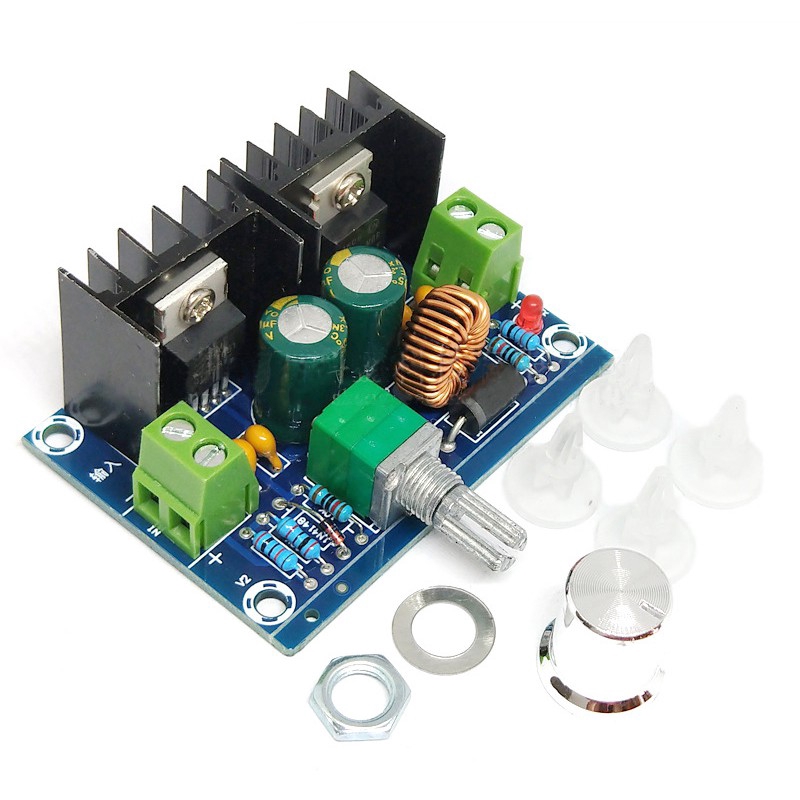 XH-M401 8A 200W DC-DC Step Down Buck Converter Mô-đun cấp nguồn XL4016E1 PWM Bộ điều chỉnh điện áp 4-40V đến 1,25-36V