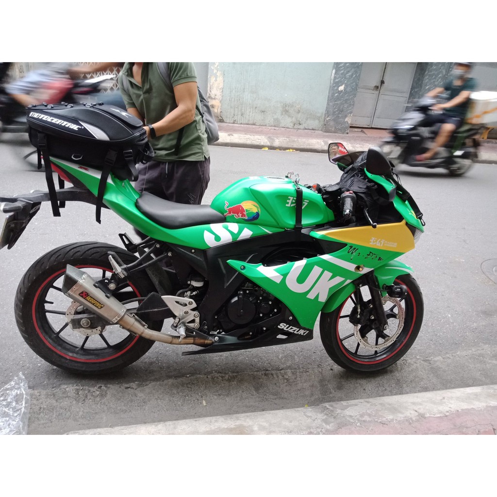 Balo đuôi xe Motocentric - Balo ràng sau xe - Túi đựng đồ sau xe - Túi hít bình xăng