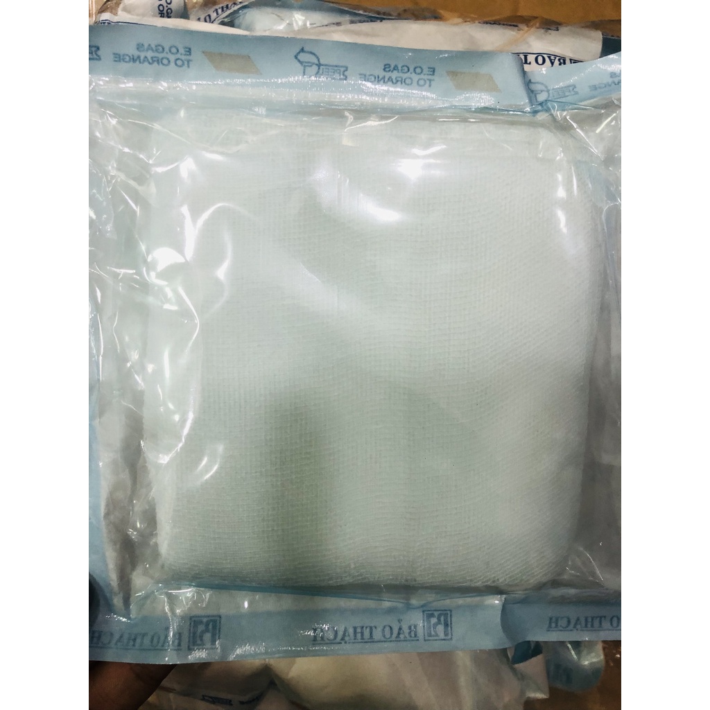 Gạc Y Tế Tiệt Trùng Bảo Thạch 10x10- 8 Lớp