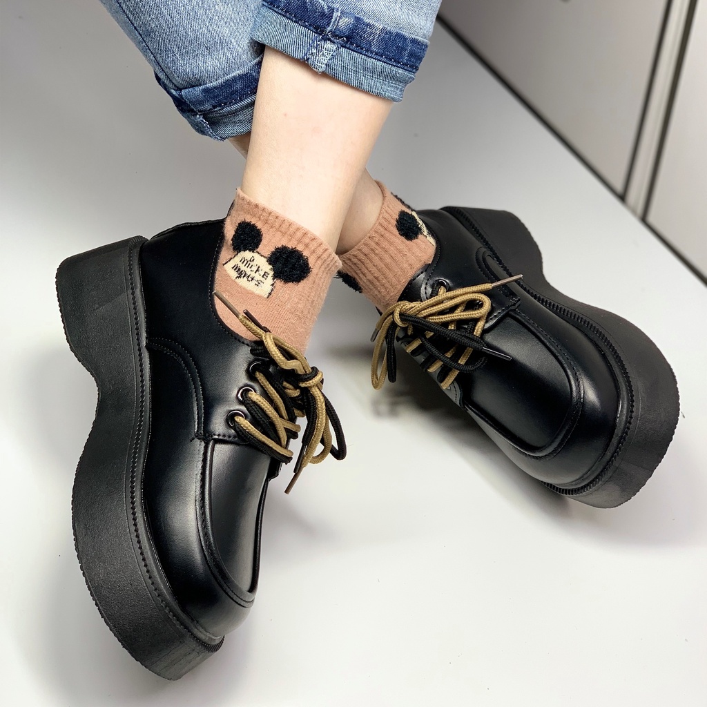 GIÀY OXFORD ULZZANG DA MỊN ĐẾ MỀM ĐỘC QUYỀN LOVESHOES MÃ 2202-3
