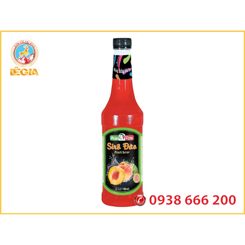 Siro GOLDEN FARM Đào 700ML (GOLDEN FARM PEACH SYRUP)