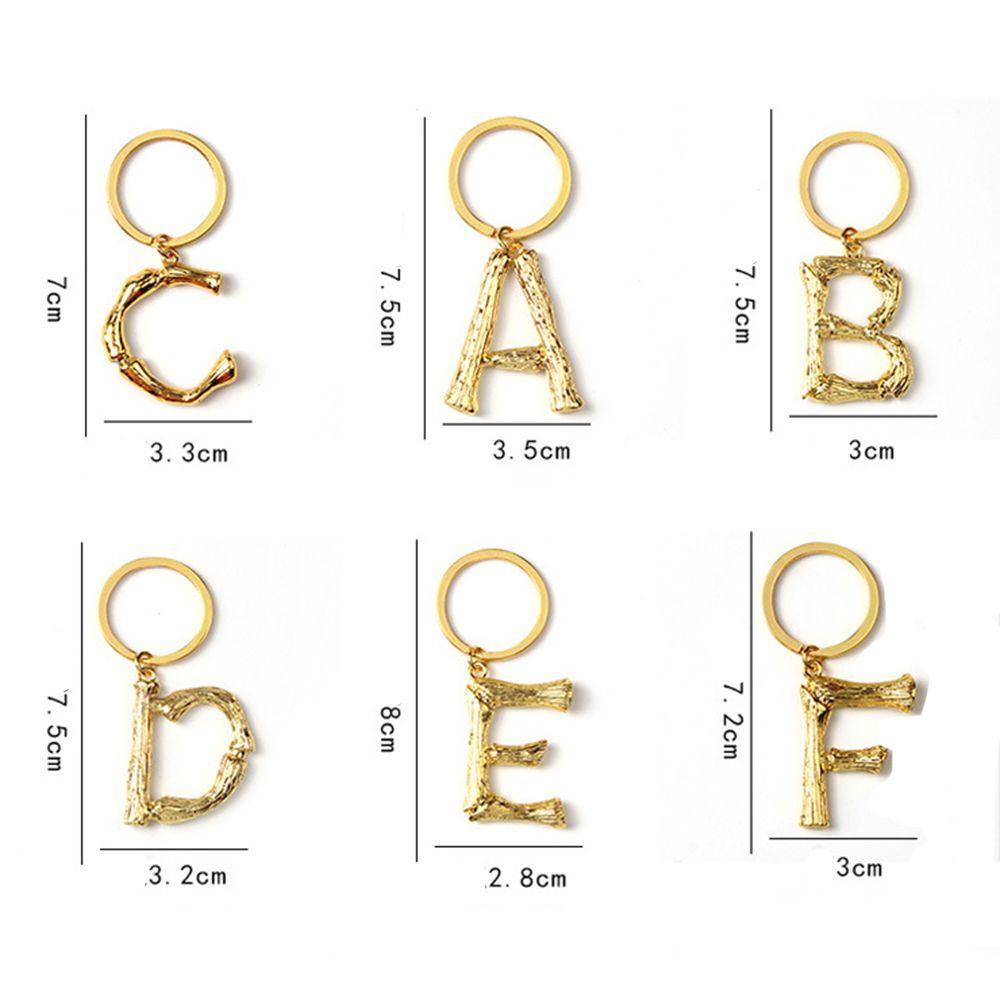 LANFY Móc Khóa Hình 26 Chữ Cái A-Z Dễ Thương