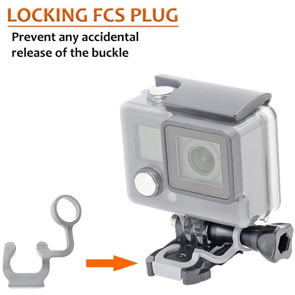 Khớp nối LAMMCOU bằng nhựa chuyên dụng cho Go Pro Hero 10 9 8 7 6 5 H9R