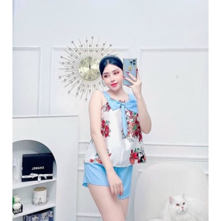 bộ 2 dây lụa satin phối nơ