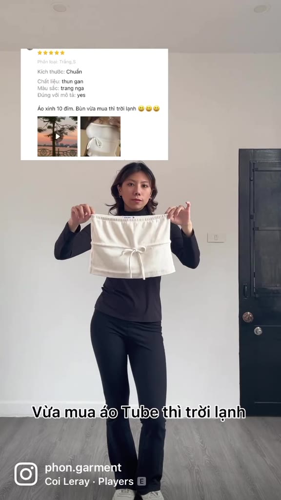 Áo quây áo ống buộc nơ - Tube Top | BigBuy360 - bigbuy360.vn