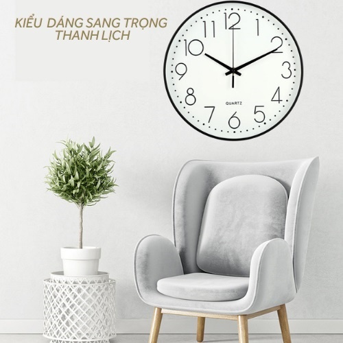 Đồng hồ treo tường trang trí decor kim trôi nghệ thuật đẹp phòng khách ngủ cao cấp