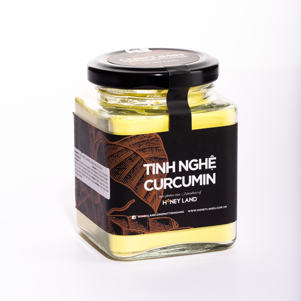 Tinh Nghệ Curcumin chiết xuất nghệ tươi nguyên chất Honey Land 200gr