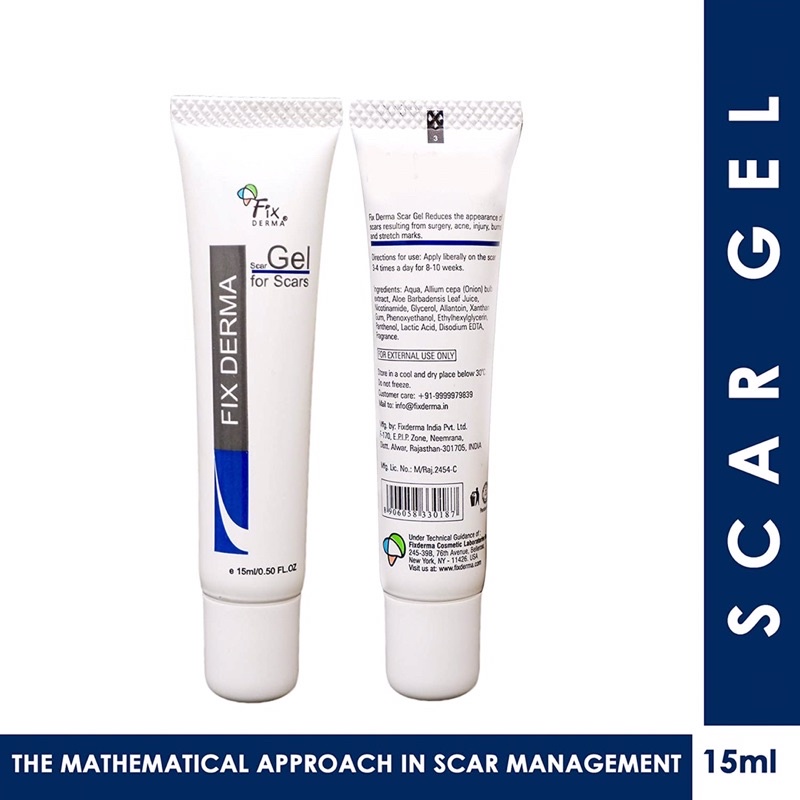 [CHÍNH HÃNG PHÒNG KHÁM DA]Gel làm mờ sẹo Fixderma Scar Gel