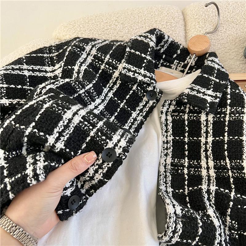 Hàng Mới Về Áo Khoác Nhỏ Kẻ Sọc Ca Rô Phong Cách Nhật Hàn Thời Trang Mùa Xuân Cho Bé Trai Và Bé Gái 2022