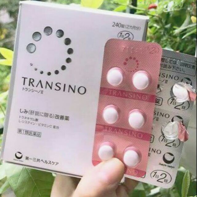 Viên Uống Transino 240 Viên Trắng Da Mờ Nám Nhật Bản