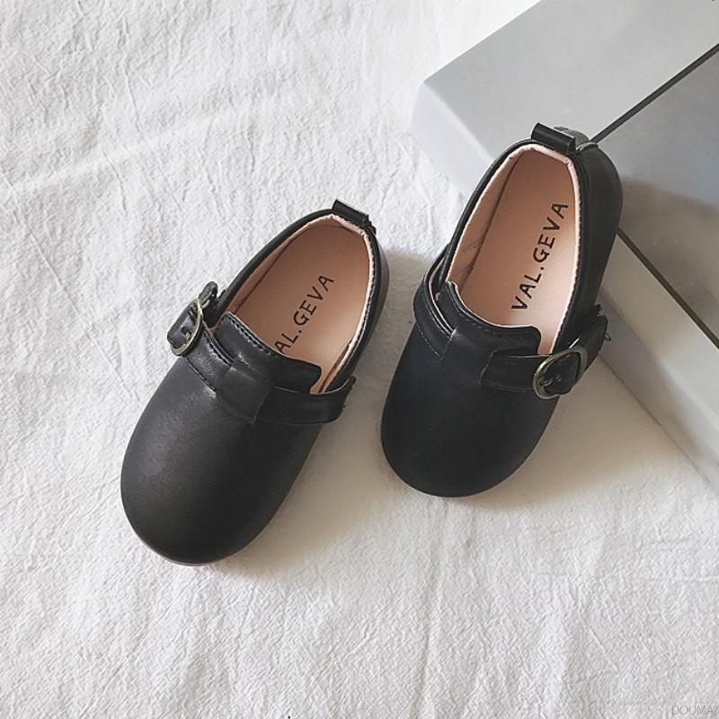 Giày Búp Bê Mũi Tròn Kiểu Công Chúa Dễ Thương Cho Bé Gái