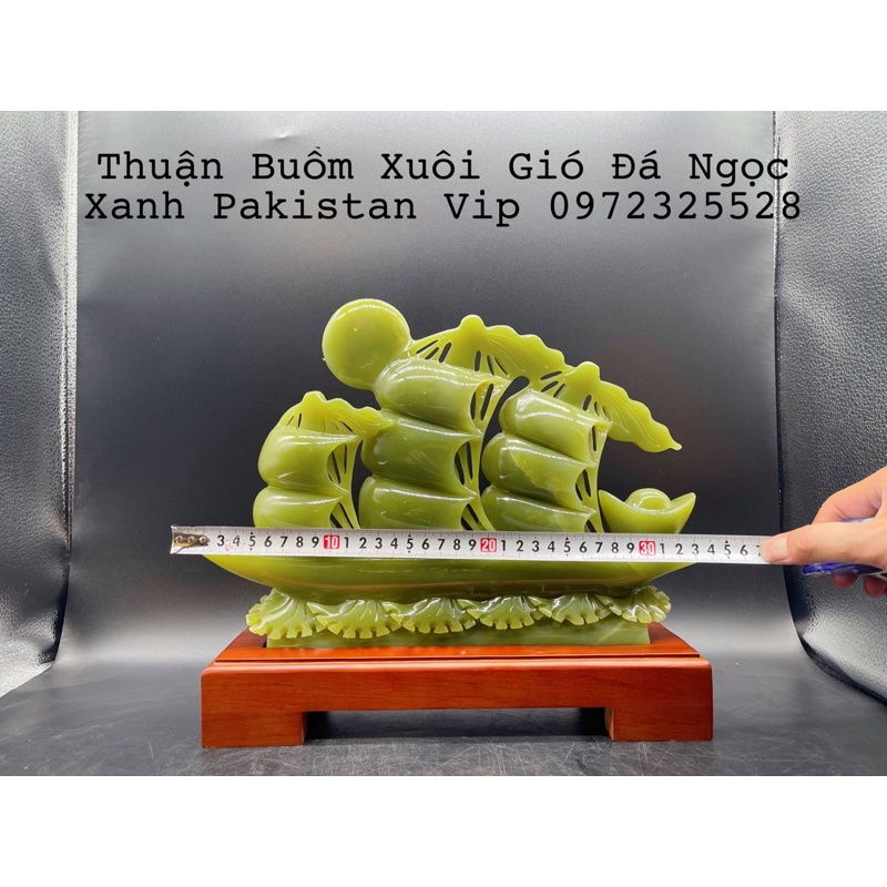 Tượng Thuận Buồm Xuôi Gió Đá Ngọc Phong Thuỷ