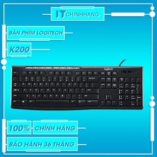 Bàn Phím Logitech K200 - Hàng Chính Hãng