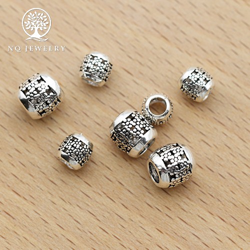 Charm bạc nối hình trụ - NQ Jewelry