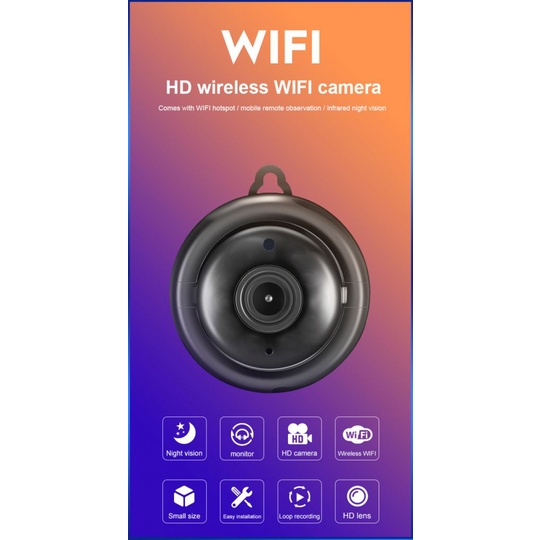Camera An Ninh Không Dây Kết Nối Wifi V380 1080P HD Xoay 360 Độ 3.6mm Với Micro 6 Hồng Ngoại Hỗ Trợ Quay Ban Đêm Chuyên Dụng | BigBuy360 - bigbuy360.vn