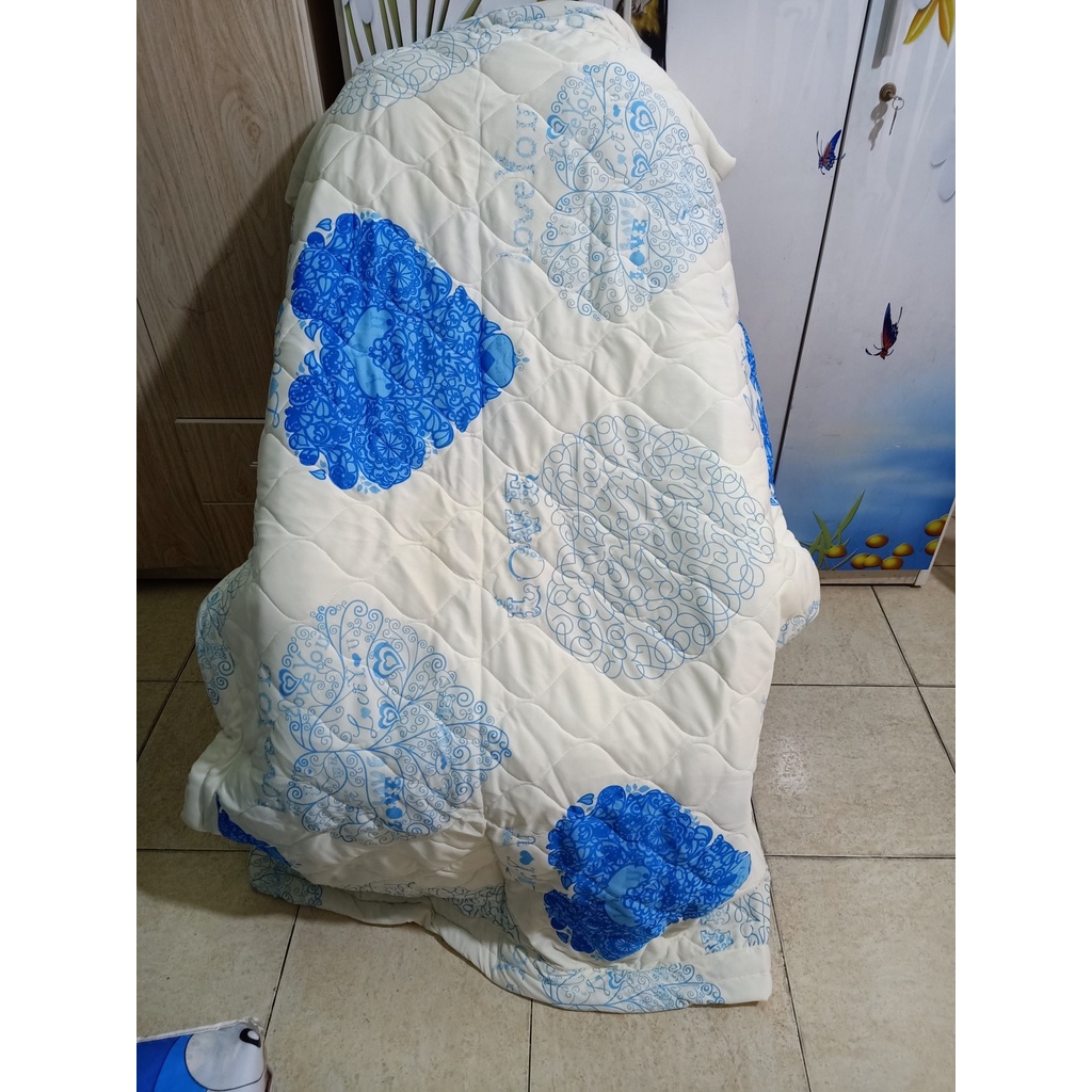 THANH LÝ SỐC mền thun Hàn Quốc chần bông sẵn, mền thun Siêu đẹp 1m6*2m, được chọn màu